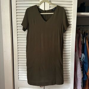 Madewell Olive Green Mini Dress
